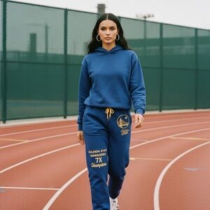 Golden State Warriors Blue Sweatpants NBA new with tags size extra large